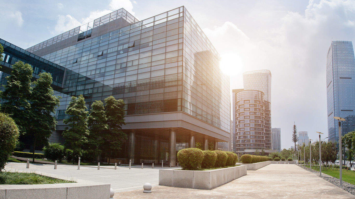 Office building stock image 