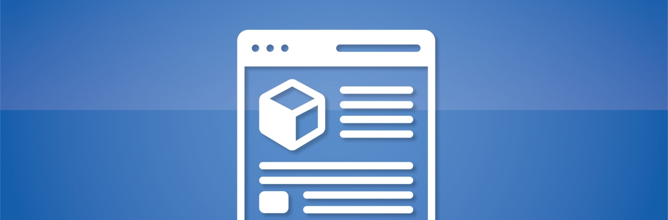 Image of a product webpage icon