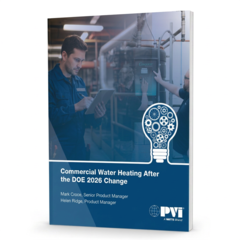 PVI TL cover image - DOE 2026 Water Heating Changes